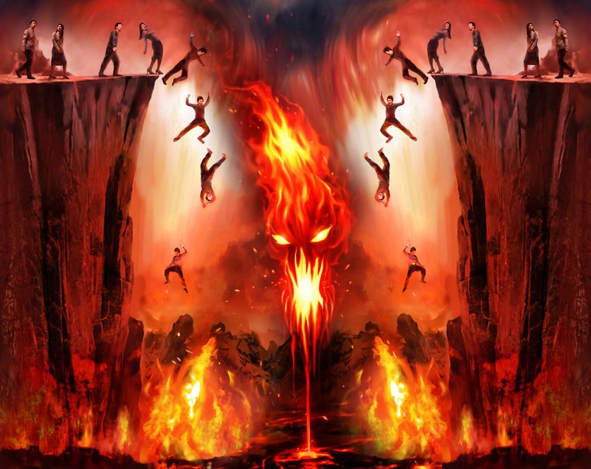 twitter Thrown in the lake of fire